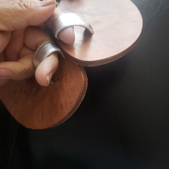 Mi hael Kors Elegant Turquoise and Silver Womens Sandals - Picture 4 of 10